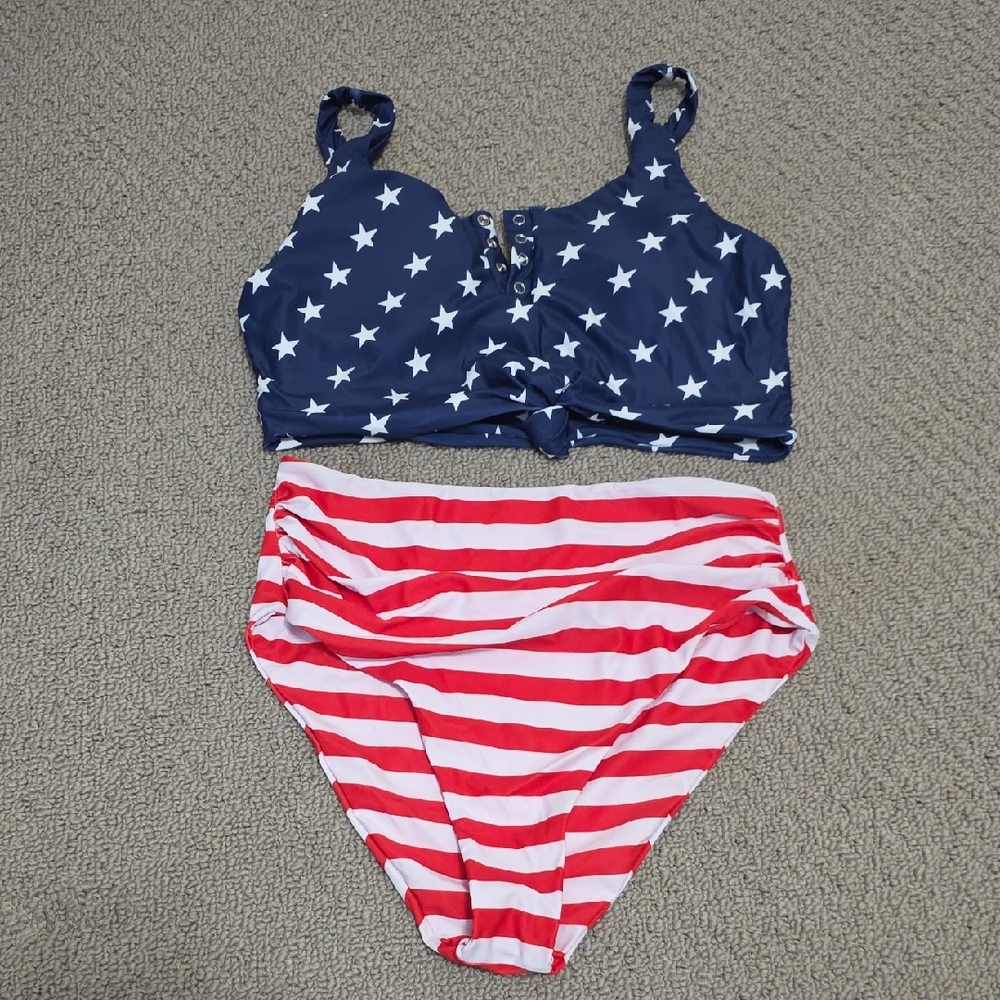 Star and Stripe Bikini Set